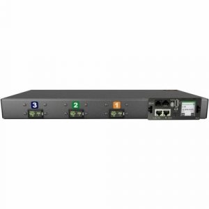 Geist rPDU MN05M1R1-06L198-3TL15A0H10-S 6-Outlets PDU - Monitored - NEMA L21-30P - 6 x U-Lock IEC 60320 C19 - 230 V AC - Overcurrent Protection, Double Pole - Network - VP4N31A4