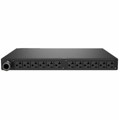 Geist rPDU MNS5M1R5-12S203-2ST5A0H10-S 12-Outlets PDU - Switched - NEMA 5-20P - 12 x NEMA 5-20R - 120 V AC - Network (RJ-45) - 10 ft Cord Length - - VP5N21A0