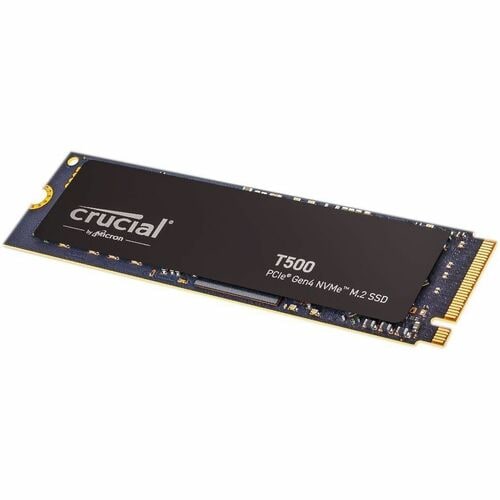 Crucial T500 4 TB Solid State Drive - M.2 2280 Internal - PCI Express NVMe (PCI Express NVMe 4.0 x4) - 2400 TB TBW - 1 Pack CT4000T500SSD3 - CT4000T500SSD3 - Image 3