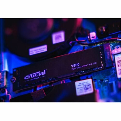 Crucial T500 4 TB Solid State Drive - M.2 2280 Internal - PCI Express NVMe (PCI Express NVMe 4.0 x4) - 2400 TB TBW - 1 Pack CT4000T500SSD3 - CT4000T500SSD3 - Image 4