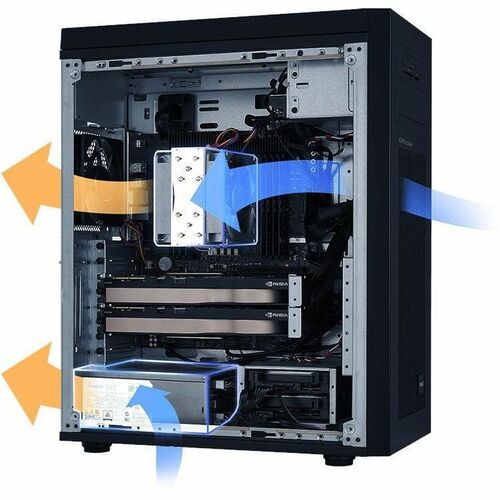 Asus ExpertCenter Pro ET700I W7-B-750 Barebone System - Socket LGA-4677 - 1 x Processor Support - Intel W790 Chip - 1 TB DDR5 SDRAM Maximum RAM - PRO ET700I W7-B-750 - Image 2