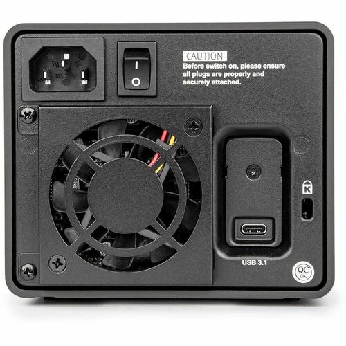 Rocstor Rocpro U33 USB Type-C Desktop RAID Storage - 2 x HDD Supported - 40 TB Supported HDD Capacity - 2 x HDD Installed - 40 TB Installed - GP4320-01 - Image 12