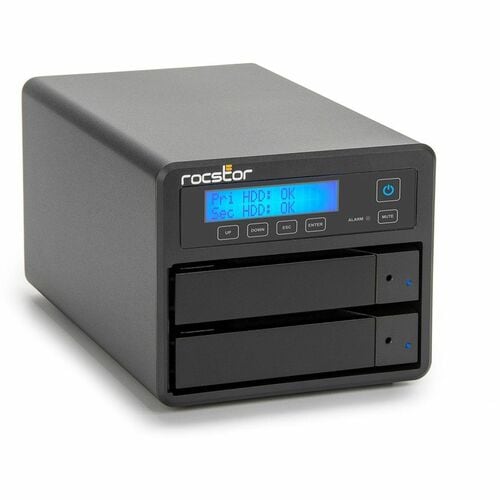 Rocstor Rocpro U33 USB Type-C Desktop RAID Storage - 2 x HDD Supported - 40 TB Supported HDD Capacity - 2 x HDD Installed - 40 TB Installed - GP4320-01 - Image 7