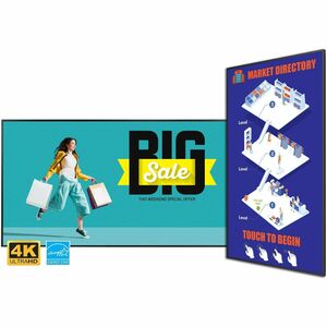 Planar 86IN DIAGONAL UHD D-LED 500 NIT BRIGHTNESS 24X7 OPERATION 998-3930-00