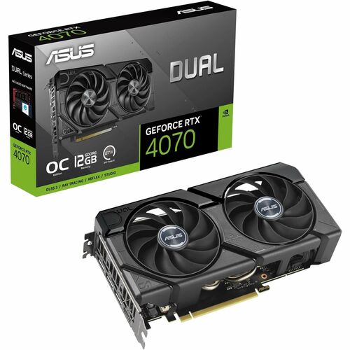 Asus NVIDIA GeForce RTX 4070 Graphic Card - 12 GB GDDR6 - 7680 x 4320 - 2.55 GHz Boost Clock - 192 bit Bus Width - PCI Express - DUAL-RTX4070-O12GD6-EVO - Image 17