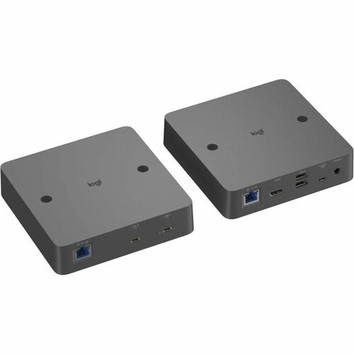 Logitech Extend | Single-cable BYOD connection for Android-based rooms - 2 x Network (RJ-45) - 5 x USB - 1 x HDMI Out - 2160p - 4K - - 952-000188 - Image 2