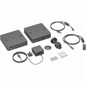 Logitech Extend | Single-cable BYOD connection for Android-based rooms - 2 x Network (RJ-45) - 5 x USB - 1 x HDMI Out - 2160p - 4K - - 952-000188
