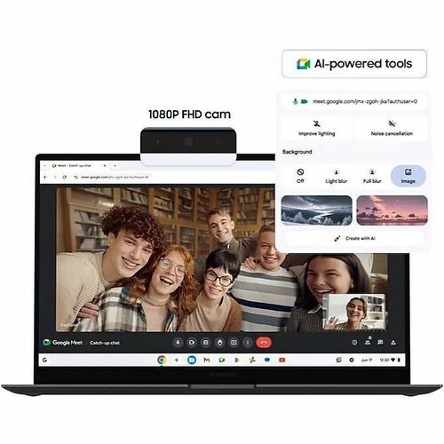 Samsung Chromebook Plus XE550XGA-KC1US 15.6" Chromebook - Full HD - Intel Core 3 100U - 8 GB - 256 GB Flash Memory - Neptune Blue - Intel Chip - XE550XGA-KC1US - Image 14