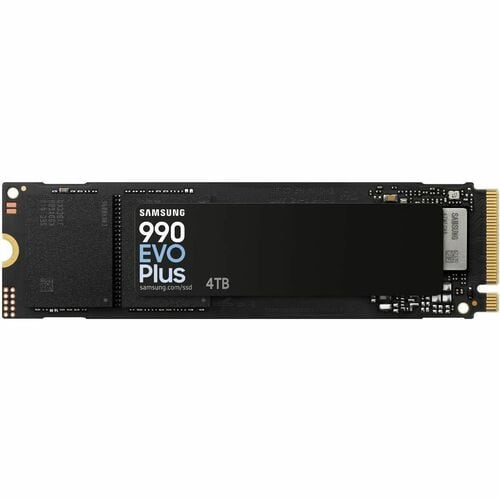 Samsung 990 EVO Plus MZ-V9S4T0 4 TB Solid State Drive - M.2 2280 Internal - PCI Express NVMe (PCI Express NVMe 5.0 x2) - Computer Device Supported - - MZ-V9S4T0B/AM