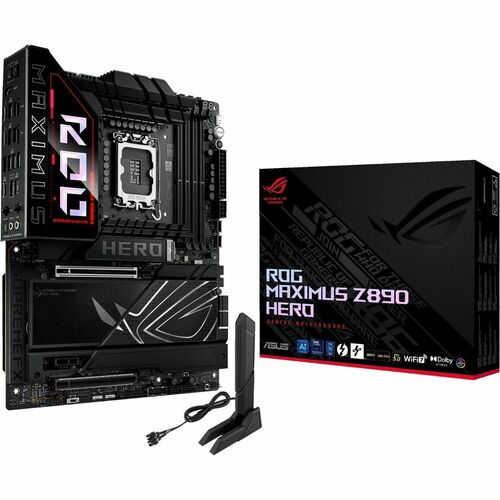 Asus ROG MAXIMUS Z890 HERO Gaming Desktop Motherboard - Intel Z890 Chipset - Socket LGA-1851 - ATX - Core Processor Supported - 192 GB DDR5 - ROG MAXIMUS Z890 HERO - Image 16