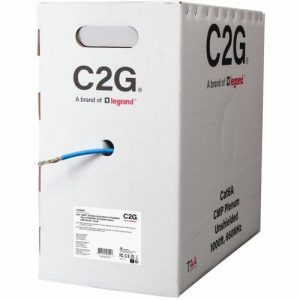 C2G BULK CAT6A UTP CMP TAA BLUE C2G 1000FT CAT6A ETHERNET CABLE CMP - C2G56051
