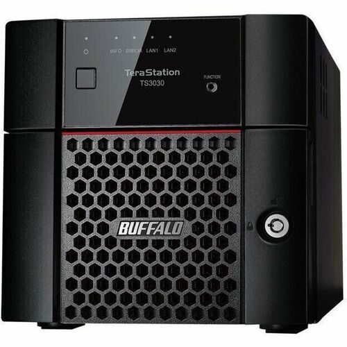 BUFFALO TeraStation 3230DN 2-Bay Desktop NAS 8TB (2x4TB) HDD Included 2.5GBE iSCSI TAA Compliant - Annapurna Labs Alpine AL524 Quad-core (4 Core) 2 GHz - 2 x HDD - TS3230DN0802 - Image 2