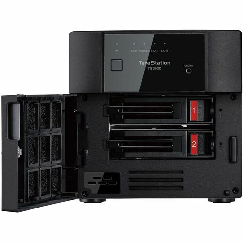 BUFFALO TeraStation 3230DN 2-Bay Desktop NAS 8TB (2x4TB) HDD Included 2.5GBE iSCSI TAA Compliant - Annapurna Labs Alpine AL524 Quad-core (4 Core) 2 GHz - 2 x HDD - TS3230DN0802 - Image 5