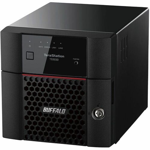 BUFFALO TeraStation 3230DN 2-Bay Desktop NAS 8TB (2x4TB) HDD Included 2.5GBE iSCSI TAA Compliant - Annapurna Labs Alpine AL524 Quad-core (4 Core) 2 GHz - 2 x HDD - TS3230DN0802