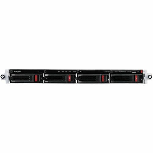 BUFFALO TeraStation 3430RN Partially-populated 2-Bay Rackmount NAS 8TB (2x4TB) HDD Included 2.5GBE iSCSI TAA Compliant - Annapurna Labs Alpine AL524 Quad-core (4 Core) 2 GHz - 2 x - TS3430RN0802 - Image 2