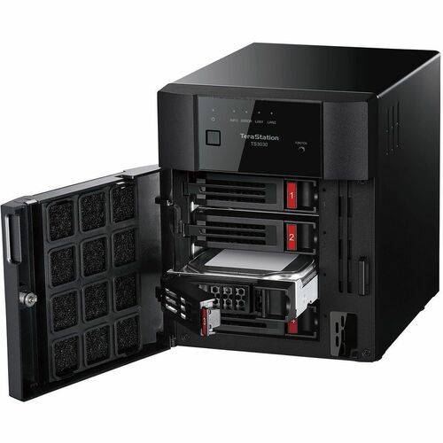 BUFFALO TeraStation 3430DN 4-Bay Desktop NAS 16TB (4x4TB) HDD Included 2.5GBE iSCSI TAA Compliant - Alpine AL524 Quad-core (4 Core) 2 GHz - 4 x HDD Supported - - TS3430DN1604 - Image 6