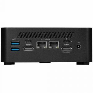 MSI Cubi NUC 13MQG 202BUS Mini Barebone PC, Intel Core i7-1365U vPro Enterprise, ( windows os, RAM, HDD are not included) - MSI Cubi NUC is a barebone - CUBI13MQG202B