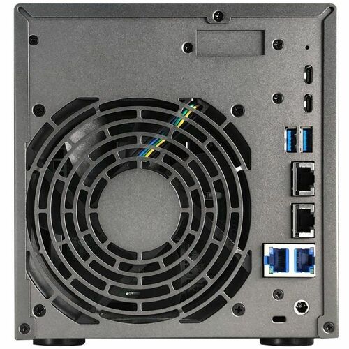 Asustor Lockerstor 4 Gen3 AS6804T, 4 Bay NAS, AMD Ryzen Quad-Core 2.3 GHz, 16GB RAM ECC DDR5, 4 M.2 NVMe Slots, Dual 5GbE and Dual 10GbE Port, USB - AS6804T - Image 2