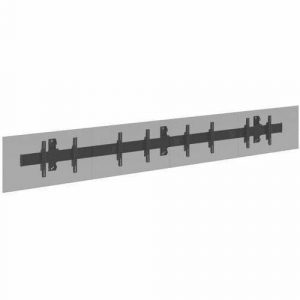 Chief Fusion Wall Mount for Display, Menu Board - Black - Landscape/Portrait - Height Adjustable - 4 Display(s) Supported - 40" to 55" Screen Support - 125 lb - LWM4X1UM