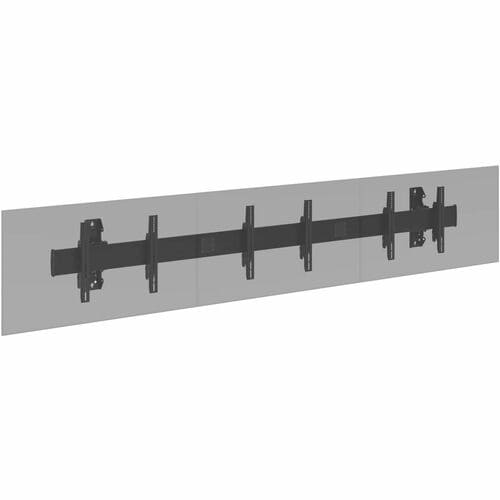 Chief Fusion Large 3x1 Modular Menu Board Wall Mount - For Displays 40-55" - Black - Height Adjustable - 3 Display(s) Supported - 40" to 55" Screen Support - LWM3X1UM - Image 2