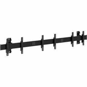 Chief Fusion Large 3x1 Modular Menu Board Wall Mount - For Displays 40-55" - Black - Height Adjustable - 3 Display(s) Supported - 40" to 55" Screen Support - LWM3X1UM