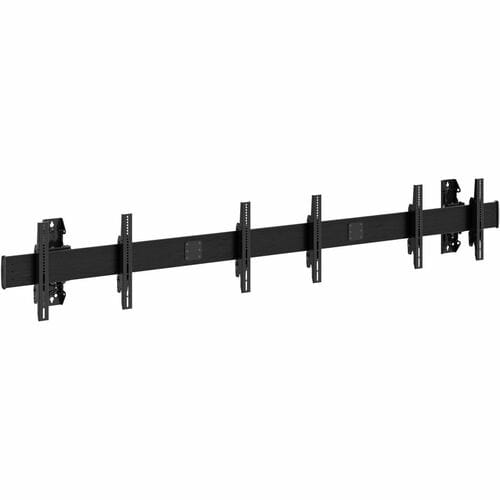 Chief Fusion Large 3x1 Modular Menu Board Wall Mount - For Displays 40-55" - Black - Height Adjustable - 3 Display(s) Supported - 40" to 55" Screen Support - LWM3X1UM