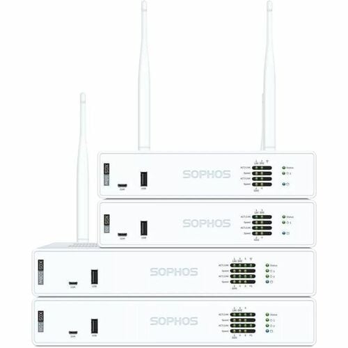 Sophos XGS 88w Network Security/Firewall Appliance - 4 Port - 2.5GBase-T - 2.5 Gigabit Ethernet - 9.67 Gbit/s Firewall Throughput - Wireless LAN IEEE 802.11ax - TLS - - XY88ZZ36ZZPCUS