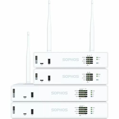 Sophos XGS 88w Network Security/Firewall Appliance - 4 Port - 2.5GBase-T - 2.5 Gigabit Ethernet - 9.67 Gbit/s Firewall Throughput - Wireless LAN IEEE 802.11ax - TLS - - XZ88ZZ36ZZPCUS - Image 3