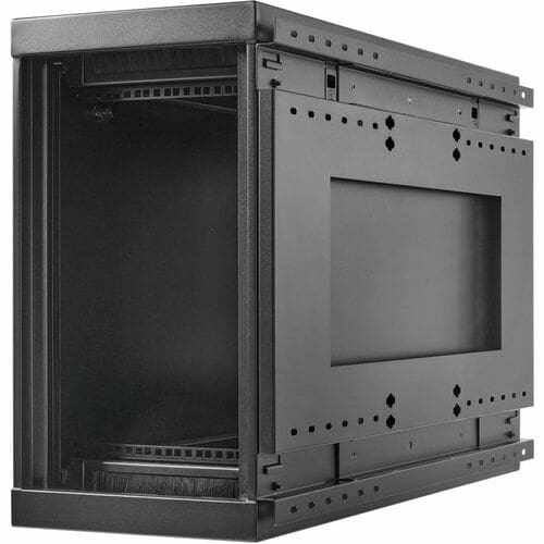 Eaton Tripp Lite Series SmartRack 6U Low-Profile Side-Mount Wall-Mount Mini Rack Enclosure, Black - For Equipment, LAN Switch, Patch Panel, PDU, Server - 6U Rack Height - Wall - SRW6USM - Image 12