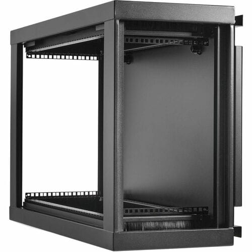Eaton Tripp Lite Series SmartRack 6U Low-Profile Side-Mount Wall-Mount Mini Rack Enclosure, Black - For Equipment, LAN Switch, Patch Panel, PDU, Server - 6U Rack Height - Wall - SRW6USM - Image 5