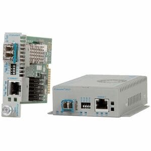Omnitron Systems 10GBASE-T 10 GIGABIT ENET ICONVERTER XGT+ SFP+ RJ45 UNV WIDE 8589N-0-EW