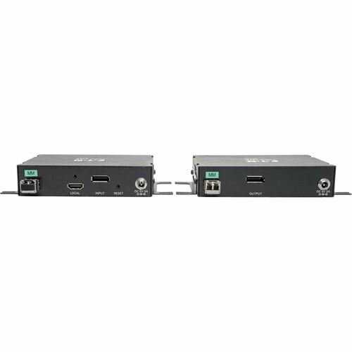 Eaton Tripp Lite Series DisplayPort over Fiber Extender Kit, Transmitter/Receiver, 4K 60 Hz, 4:4:4, RS-232, IR, Multimode LC, 985 ft. (300 m), TAA - 985 ft Range - - B127F-1A1-MMDDA - Image 3