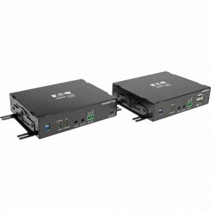 Eaton Tripp Lite Series DisplayPort over Fiber Extender Kit, Transmitter/Receiver, 4K 60 Hz, 4:4:4, RS-232, IR, Multimode LC, 985 ft. (300 m), TAA - 985 ft Range - - B127F-1A1-MMDDA