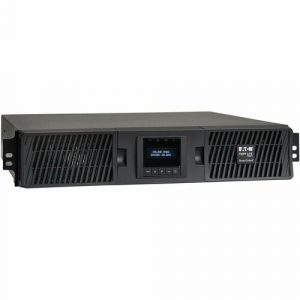 Eaton Tripp Lite Series SmartOnline 1500VA 1350W 120V Double-Conversion Sine Wave UPS - 8 Outlets, Extended Run, Network Card Option, LCD, USB, DB9, 2U Rack/Tower, TAA - 2U - SU1500RTXLCD2UTAA