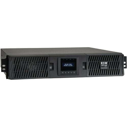 Eaton Tripp Lite Series SmartOnline 1500VA 1350W 120V Double-Conversion Sine Wave UPS - 8 Outlets, Extended Run, Network Card Option, LCD, USB, DB9, 2U Rack/Tower, TAA - 2U - SU1500RTXLCD2UTAA