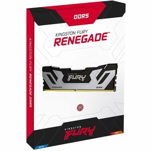 Kingston 48GB 8400MT/S DDR5 CL40 CUDIMM (KIT OF 2) FURY RENEGADE SILVER XMP KF584CU40RSK2-48