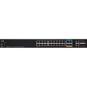 Cisco CISCOSG350X-24PD 24-PRT2.5GPOES TCKBLMNGDSWITCHREMANUFACTURED SG350X-24PDK9EU-RF
