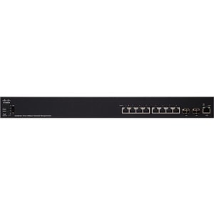 Cisco 8 PORT 10GBASE-T STACKABLE MANAGED SWITCH REMANUFACTURED SX350X-08-K9-EU-RF