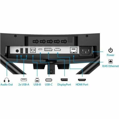 49IN USB-C 5120 X 1440 MONITOR CURVED 65W PD HUB RJ45 400 NIT - L490DQ-HAS-N - Image 11