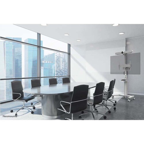 Neomounts FL50S-825WH1 Select Floor Stand - 154.32 lb Capacity - 4 Casters - 3.94" Caster Size - 35.55" Width x 27.64" Depth x 68.90" Height - White - - FL50S-825WH1 - Image 13