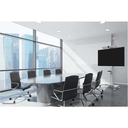 Neomounts FL50S-825WH1 Select Floor Stand - 154.32 lb Capacity - 4 Casters - 3.94" Caster Size - 35.55" Width x 27.64" Depth x 68.90" Height - White - - FL50S-825WH1 - Image 18