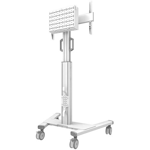 Neomounts FL50S-825WH1 Select Floor Stand - 154.32 lb Capacity - 4 Casters - 3.94" Caster Size - 35.55" Width x 27.64" Depth x 68.90" Height - White - - FL50S-825WH1 - Image 3