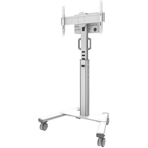 Neomounts FL50S-825WH1 Select Floor Stand - 154.32 lb Capacity - 4 Casters - 3.94" Caster Size - 35.55" Width x 27.64" Depth x 68.90" Height - White - - FL50S-825WH1 - Image 4