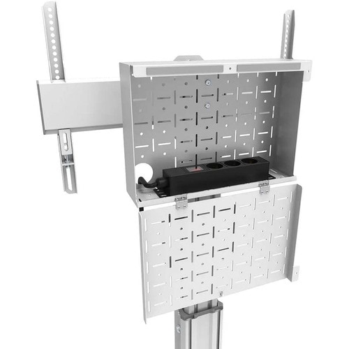 Neomounts FL50S-825WH1 Select Floor Stand - 154.32 lb Capacity - 4 Casters - 3.94" Caster Size - 35.55" Width x 27.64" Depth x 68.90" Height - White - - FL50S-825WH1 - Image 9
