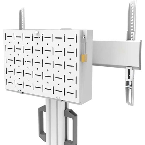 Neomounts FL50S-825WH1 Select Floor Stand - 154.32 lb Capacity - 4 Casters - 3.94" Caster Size - 35.55" Width x 27.64" Depth x 68.90" Height - White - - FL50S-825WH1 - Image 10