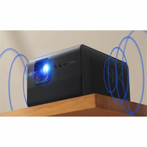 BenQ GP520 3D DLP Projector - 16:9 - Ceiling Mountable, Wall Mountable, Tabletop, Floor Mountable - Black - High Dynamic Range (HDR) - 3840 x 2160 - Front - GP520 - Image 5