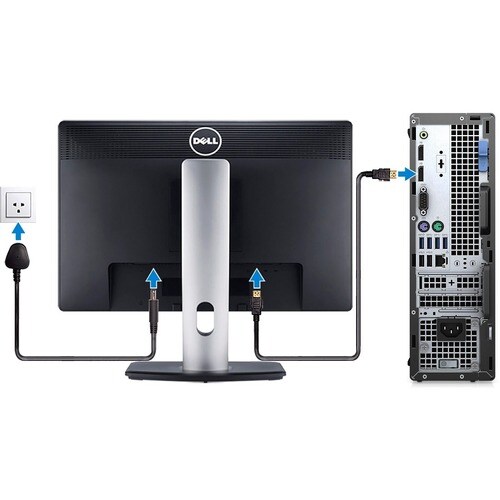 DELL SOURCING - NEW OptiPlex 7000 7090 Desktop Computer - Intel Core i5 10th Gen i5-10505 - vPro Technology - 16 GB - 256 GB SSD - Small - PPPJ6 - Image 9