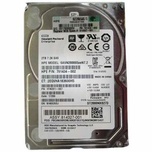 HPE - Sourcing HP 3PAR 2TB 7200RPM SAS 6GBPS Sff (2.5inch) Nearline Hard Drive 814667-001
