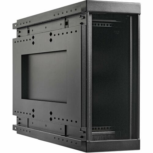 Eaton Tripp Lite Series SmartRack 4U Low-Profile Side-Mount Wall-Mount Mini Rack Enclosure, Black - For Server, PDU, Switch, Patch Panel - 4U Rack Height29.40" Rack Depth - Wall - SRW4USM - Image 2