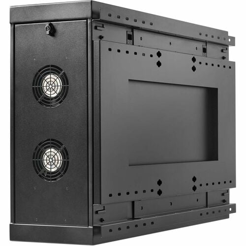 Eaton Tripp Lite Series SmartRack 4U Low-Profile Side-Mount Wall-Mount Mini Rack Enclosure, Black - For Server, PDU, Switch, Patch Panel - 4U Rack Height29.40" Rack Depth - Wall - SRW4USM - Image 11